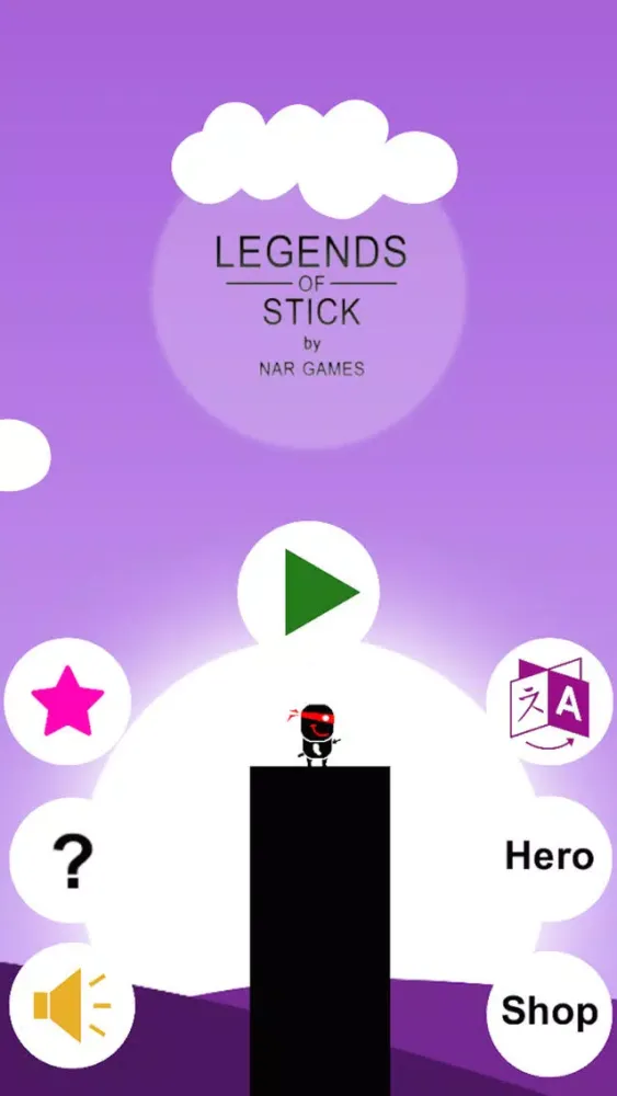 Tangkapan skrin Legends of Stick - "2d War Ninja Men Game"
