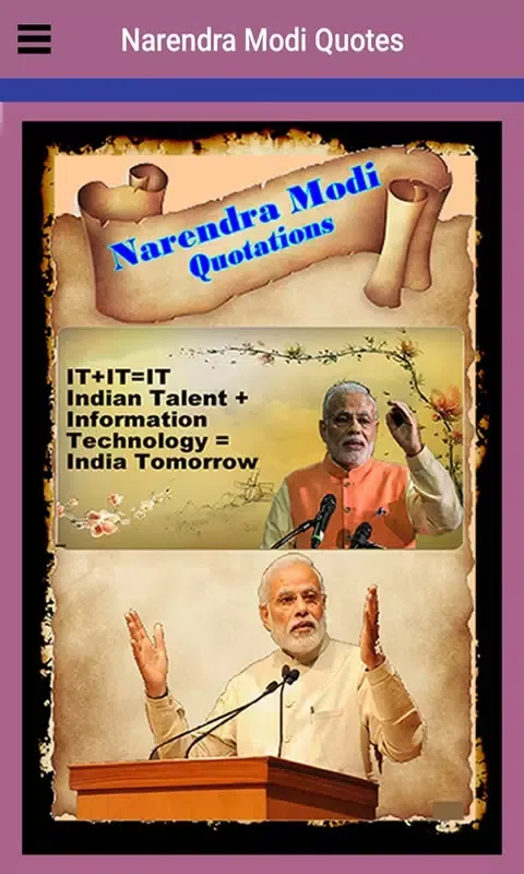 Narendra Modi Quotes应用截图