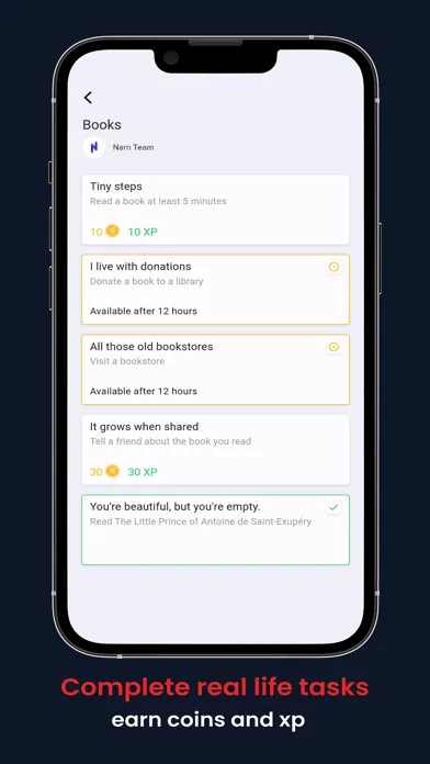 Narn | Gamify your life Ekran Görüntüleri