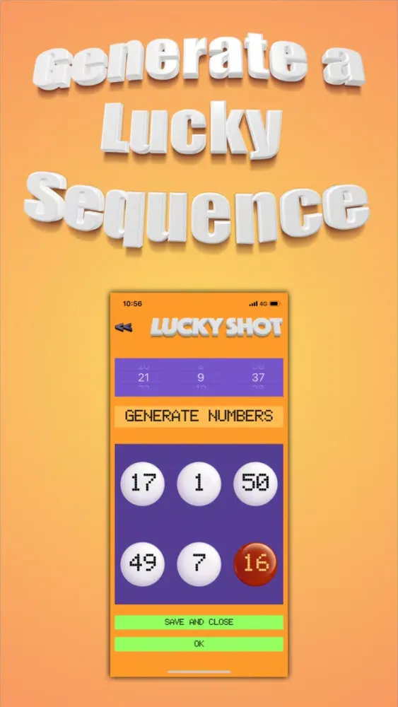 PowerBall Number Wizard Screenshots