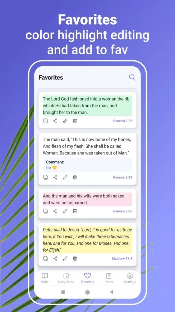 NASB 1995 Bible: Offline App Screenshots