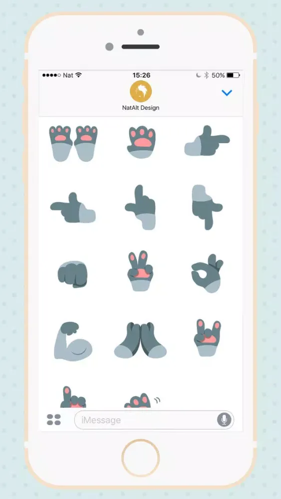 Screenshot di Grey Squirrel Emojis