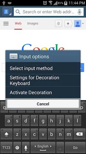 Decoration Keyboard应用截图