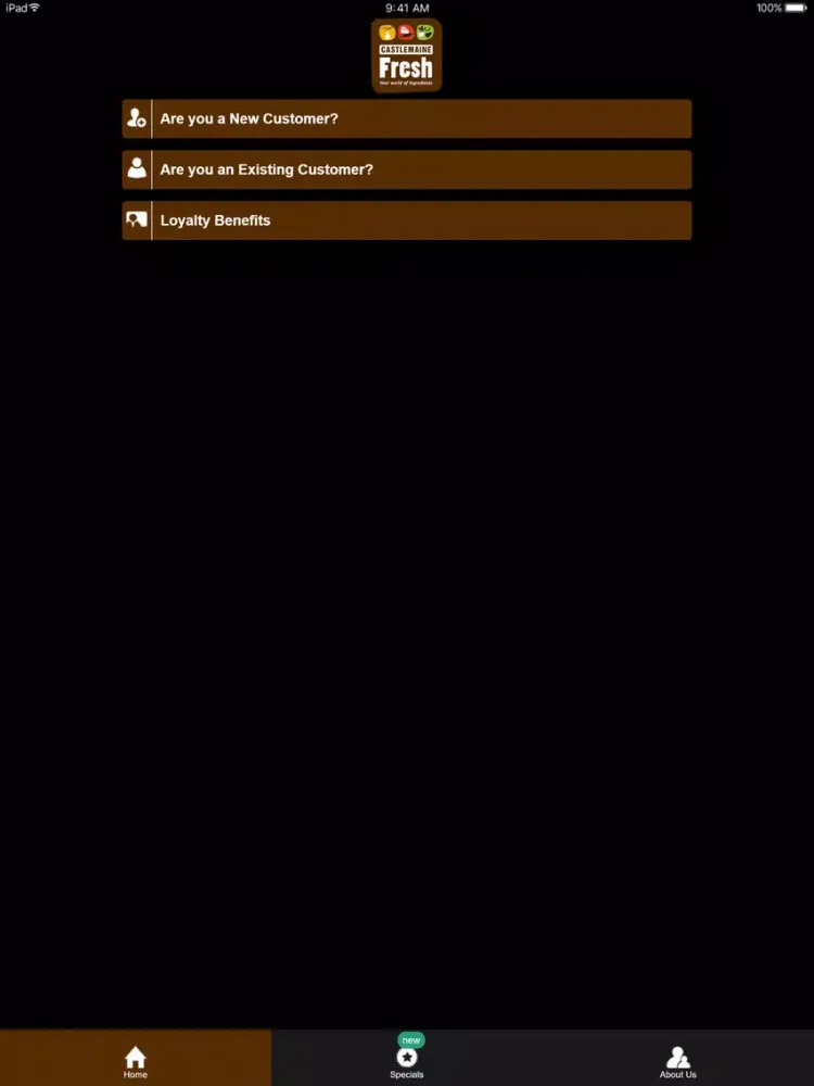 Castlemaine Fresh iPad 应用截图
