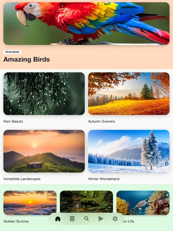 Nature Sounds - Calm & Relax iPad  स्क्रीनशॉट