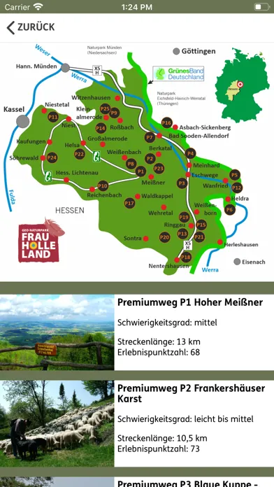 Capturas de pantalla de Geo-Naturpark Frau Holle
