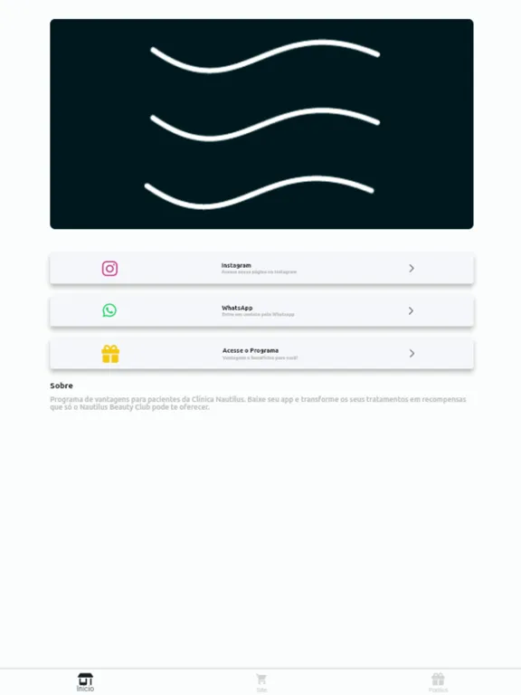 Zrzuty ekranu NautilusClub iPad 