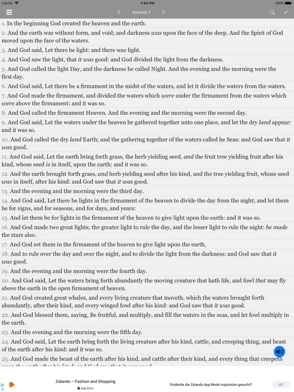 Ảnh chụp màn hình của Nave's Topical Bible Offline iPad 