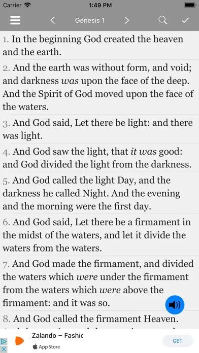 Ảnh chụp màn hình của Nave's Topical Bible Offline