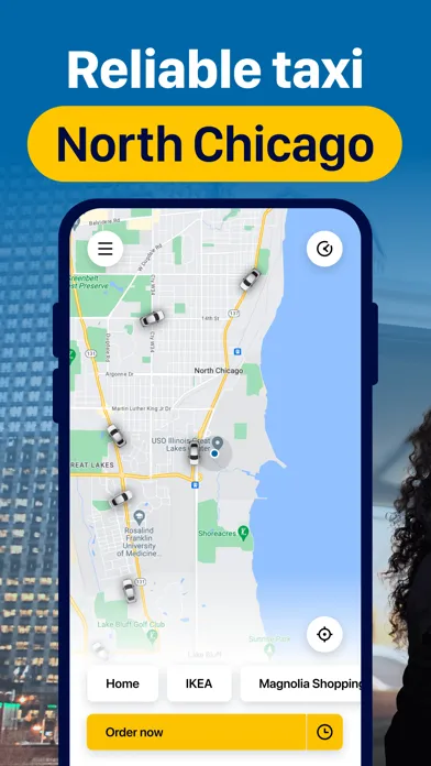 Zrzuty ekranu AONE Ride: Taxi, North Chicago