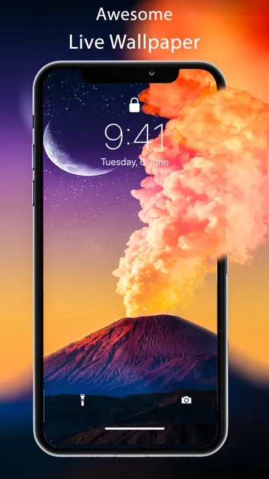 ภาพหน้าจอของ Live Wallpaper - 3D Wallpapers