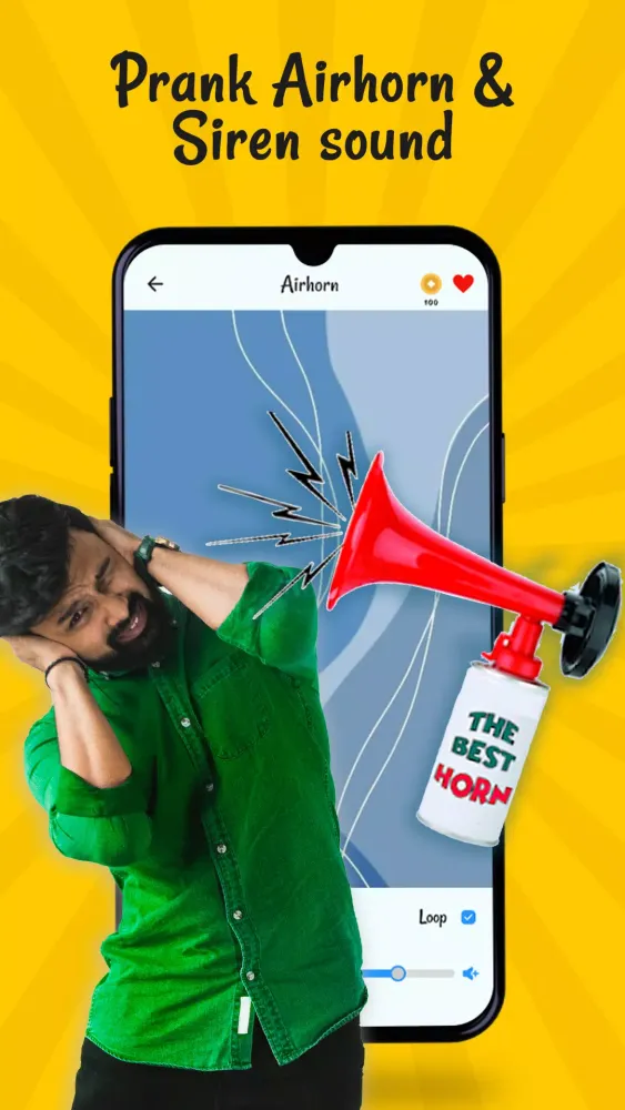 Air horn, Fart & Haircut Prank Screenshots