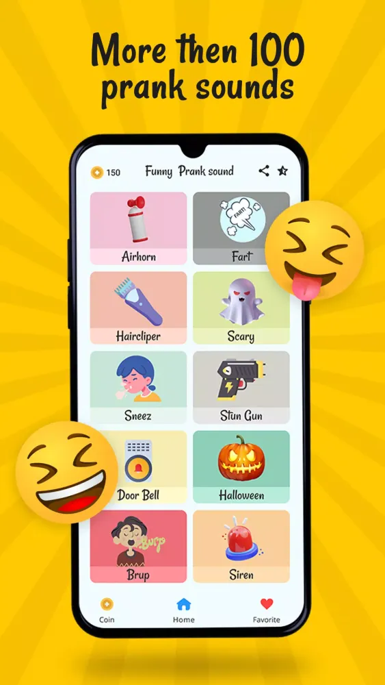 Air horn, Fart & Haircut Prank Screenshots