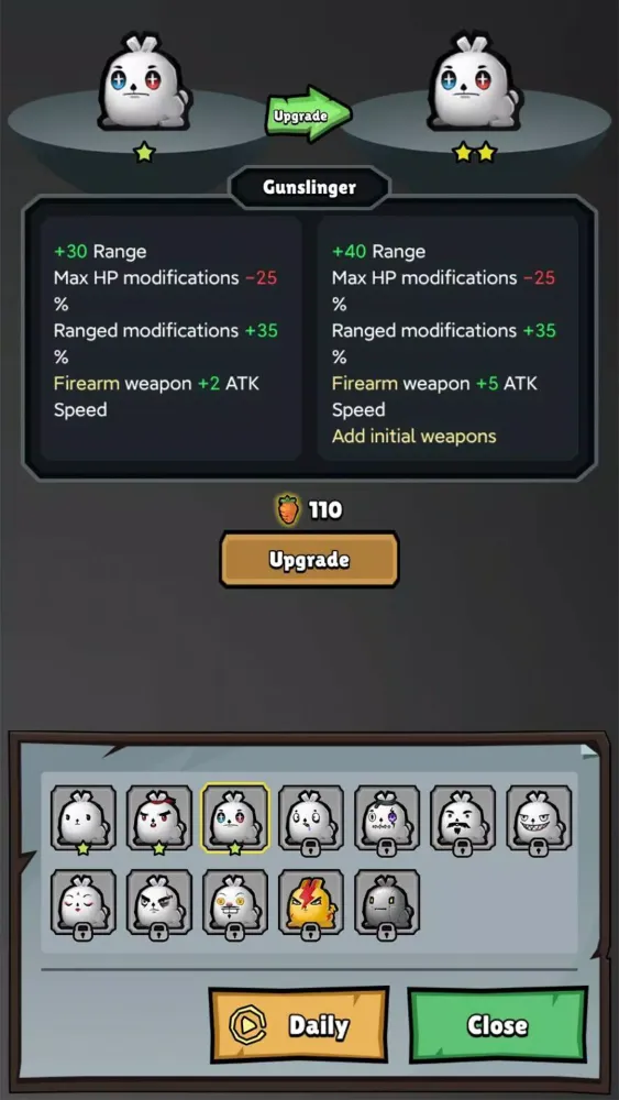 Zrzuty ekranu Rabbit Survival Shooting RPG