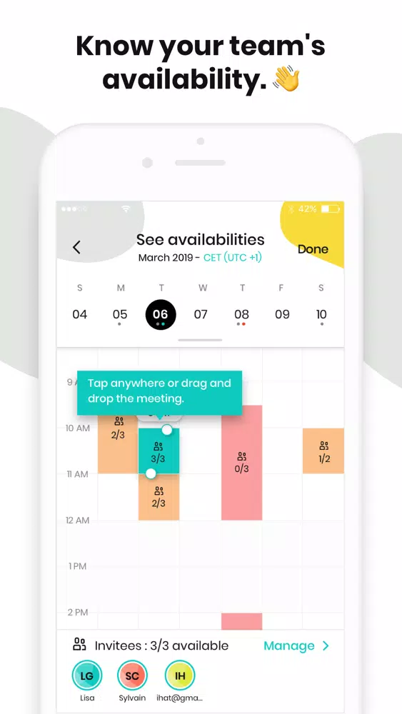 Screenshot di Done The app for remote teams
