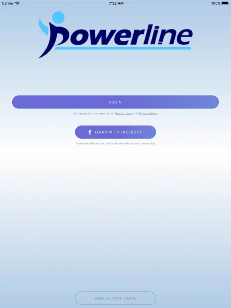 Capturas de tela do Powerline iPad 