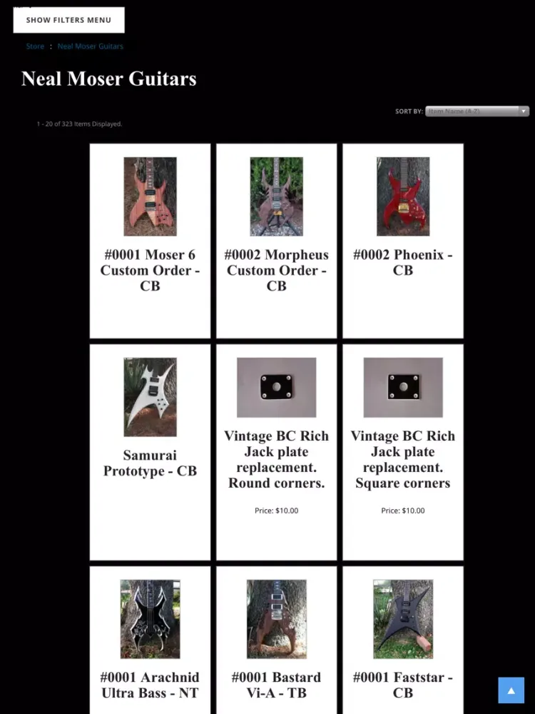 Neal Moser Guitars iPad  স্ক্রিনশট