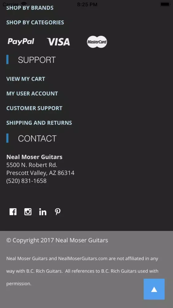 Neal Moser Guitars স্ক্রিনশট