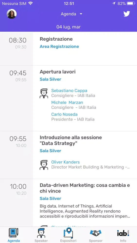 Capturas de pantalla de IAB Italia