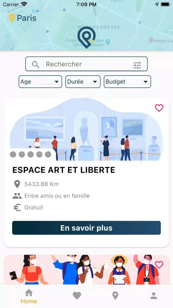 Captures d'écran de NearMe