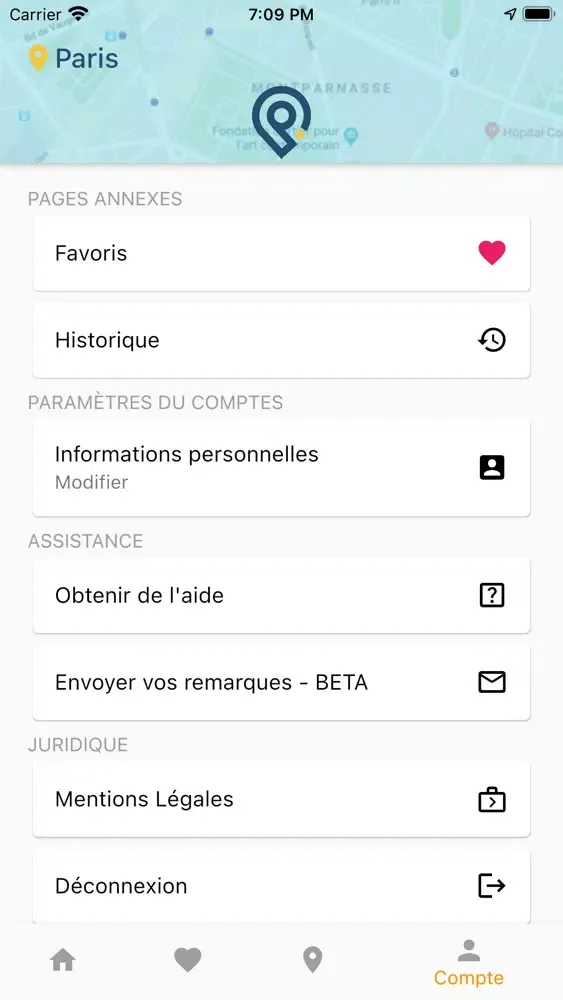 Captures d'écran de NearMe
