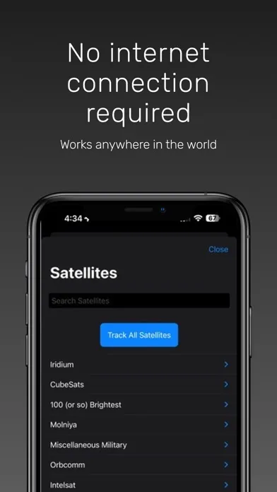 Cosmotrak - Satellite Tracker Screenshots