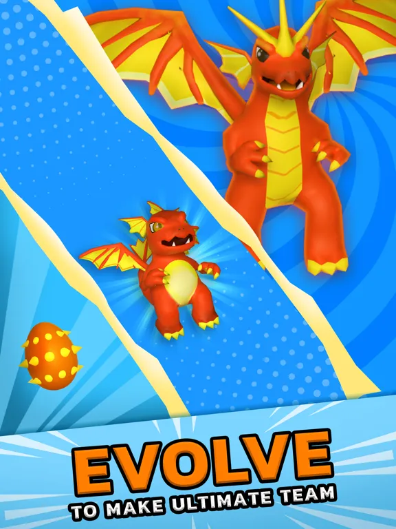 Ảnh chụp màn hình của Dragon Park: Grow Up Runner 3D iPad 