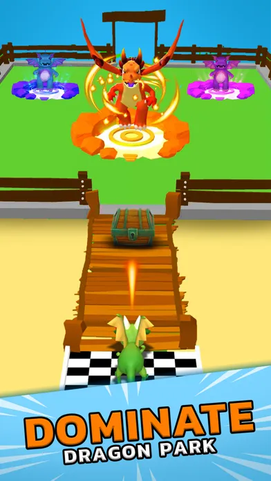Ảnh chụp màn hình của Dragon Park: Grow Up Runner 3D