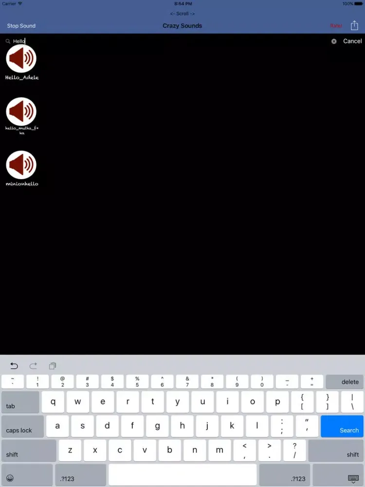 Crazy Sounds - Best Soundboard ever! over 600+ Sound effects iPad  Screenshots