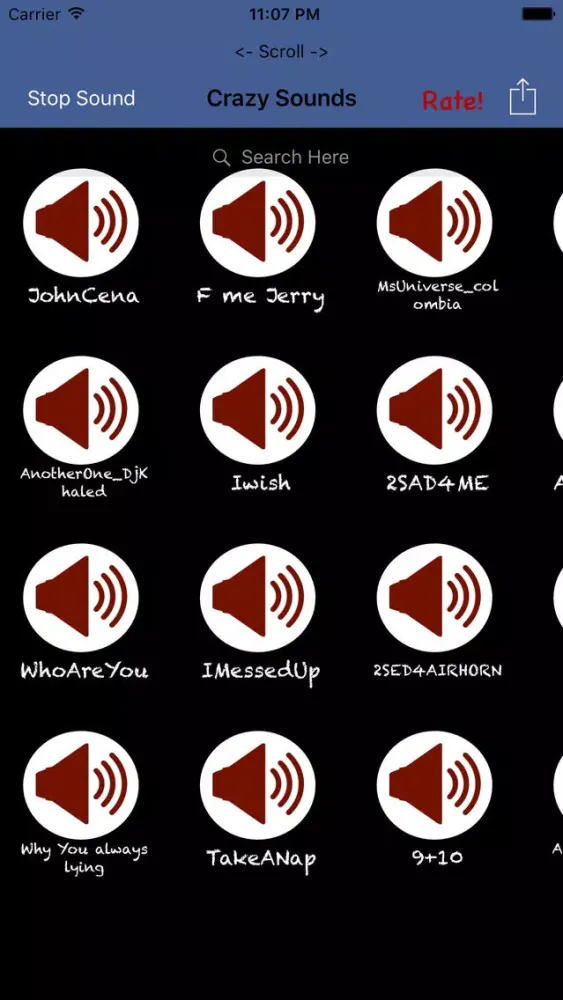 Crazy Sounds - Best Soundboard ever! over 600+ Sound effects Screenshots