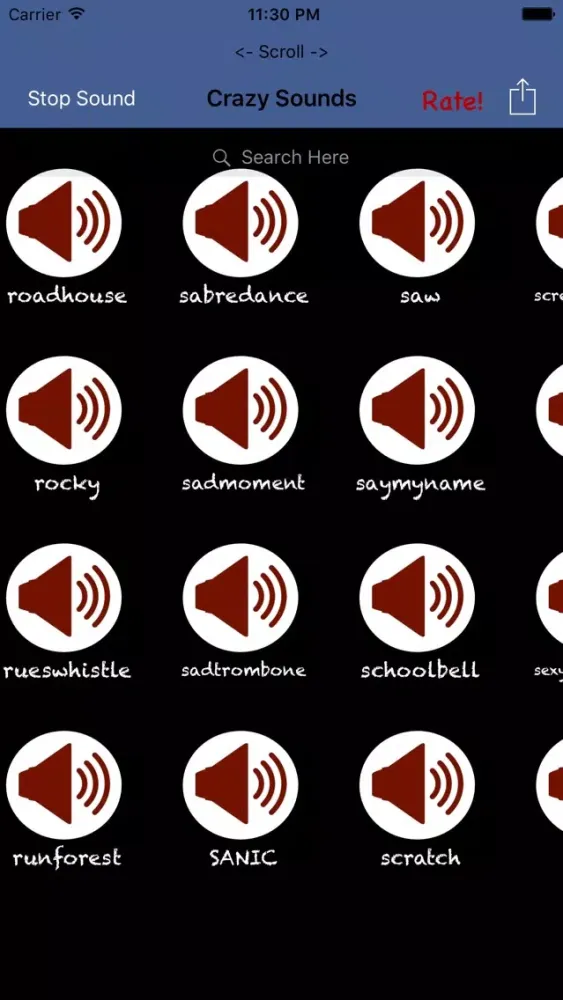 Crazy Sounds - Best Soundboard ever! over 600+ Sound effects Screenshots