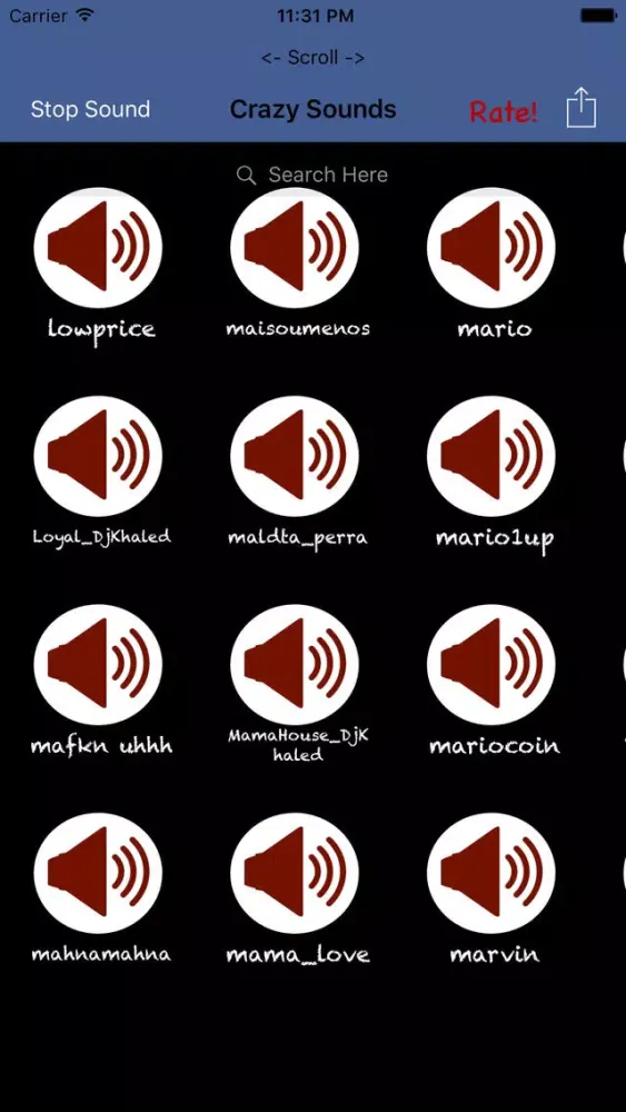Crazy Sounds - Best Soundboard ever! over 600+ Sound effects Screenshots