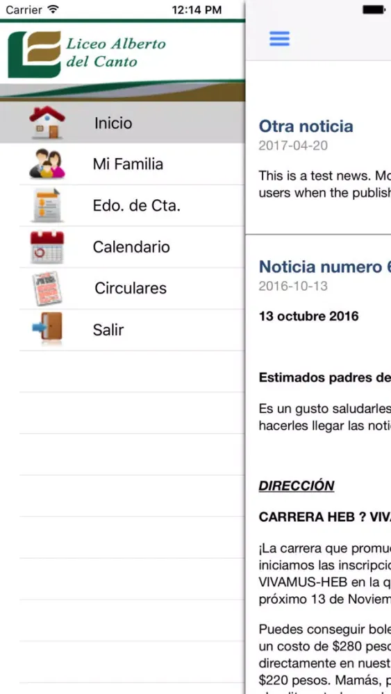 Liceo Alberto del Canto應用截圖
