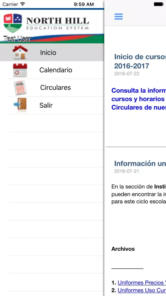 Screenshot di North Hill Education System