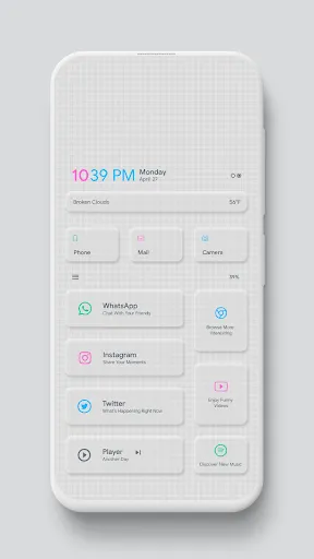 Ảnh chụp màn hình của Neomix KLWP theme