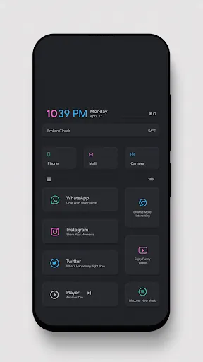 Ảnh chụp màn hình của Neomix KLWP theme
