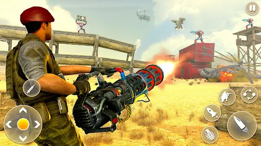 Скриншоты Desert Gunner Machine Gun Game