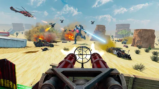 Скриншоты Desert Gunner Machine Gun Game