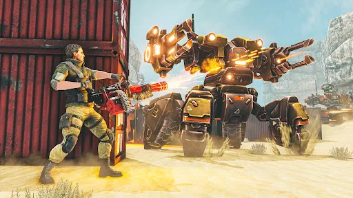 Скриншоты Desert Gunner Machine Gun Game