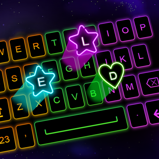 Neon Led Keyboard & Themes