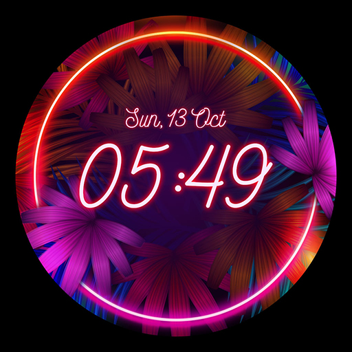 Neon Glow Watch Faces Neon Glow Watch Faces