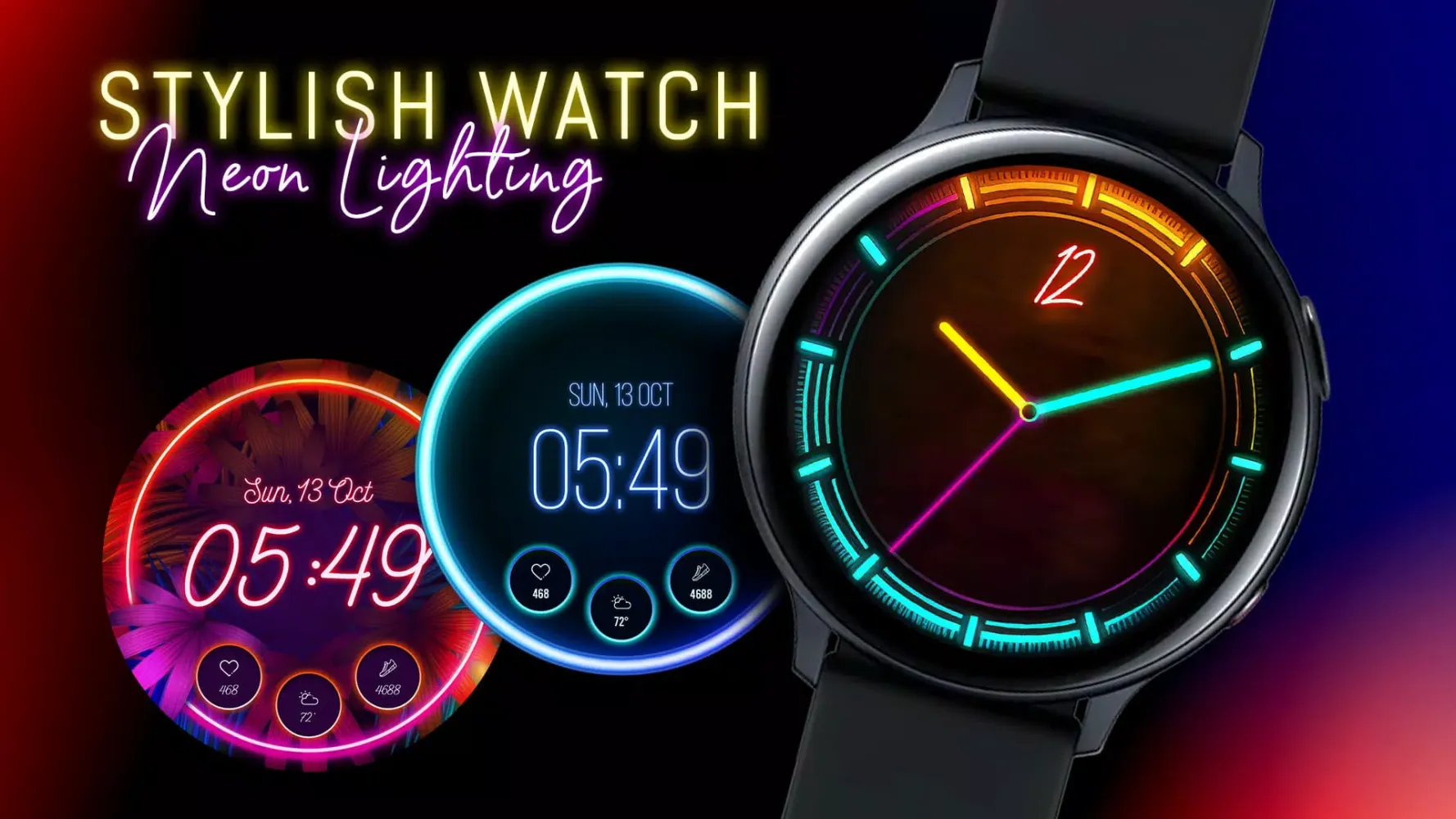 Zrzuty ekranu Neon Glow Watch Faces