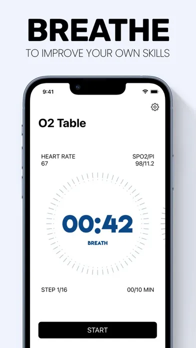 Freedive Apnea Breath Trainer スクリーンショット