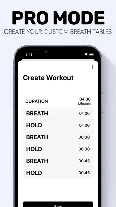 Freedive Apnea Breath Trainer スクリーンショット