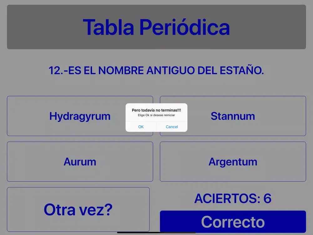 Tabla Periodica iPad  Screenshots