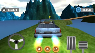 Tangkapan skrin Car Climbing Mountain 3D
