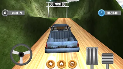 Tangkapan skrin Car Climbing Mountain 3D