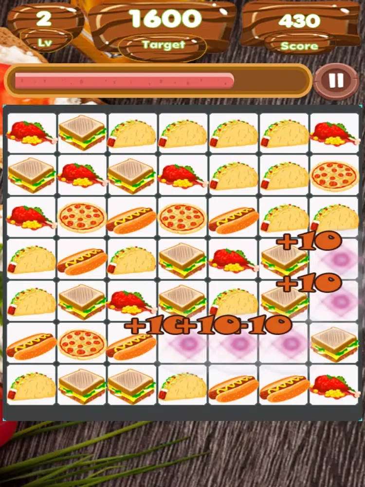 Captures d'écran de Food Match Land iPad 