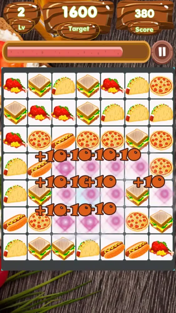 Captures d'écran de Food Match Land