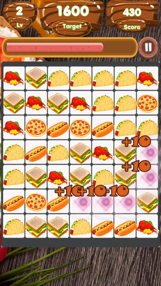 Captures d'écran de Food Match Land